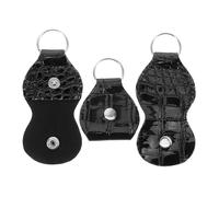 TOGEVAL Étui Porte-Médiators en Similicuir Organisateur et Portable pour Guitare Porte-Clés Multifonction en Plusieurs Couleurs