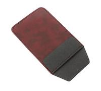 TOGEVAL Étui Porte-Stylo pour Infirmière Petit Format en PU Rouge Foncé, Pochettes pour Stylos Médicales Étanches, Organiseur Pratique pour Blouse Usage Hospitalier