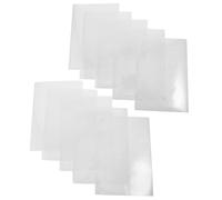 TOGEVAL Feuilles Autocollantes Holographiques en Vinyle Format A4 10 Pièces Film Laminage Mat Imperméable Résistantes aux UV Autocollants Imprimables pour Décoration Impression et