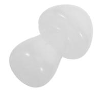 TOGEVAL Figurine de Champignon en Cristal Naturel Blanc Sculpture Décorative Mini en Cristal Poli Petite Statuette Zen pour Contemplation Décoration Intérieure et Jardin Objet Anti-stress