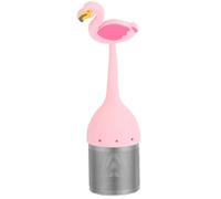 TOGEVAL Filtre à Thé Silicone Créatif Passoire Inox Infuseur Original pour Vrac Facile à Utiliser et Ranger Compatible Thés Noirs Verts et Tisanes