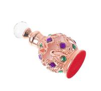 TOGEVAL Flacon Verre Rechargeable pour Parfum et Huiles Essentielles Design Sphérique Rose Doré Flacon Voyage Portable Anti-fuite pour Cosmétiques et Soins Quotidiens