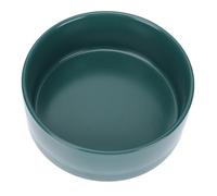 TOGEVAL Gamelle en Céramique Verte pour Chien et Chiot, Bol Rond Simple et Élégant, Résistant Four, Dîner et Économiseur D'espace