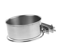 TOGEVAL Gamelle Surélevée Murale pour Chiens et Chats Bol INOX Anti-Renversement Bol Eau et Nourriture Support Mural Gain de Place Nettoyage Facile et Compatible Lave-Vaisselle