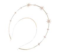 TOGEVAL Halo Headband Étoilé Élégant avec Accessoire et Confortable pour Mariage Fête Cosplay et Cérémonie