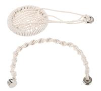 TOGEVAL Hamac Suspendu pour Reptiles en Corde de Coton Tressée la Main, Grand Modèle, Pont Décoratif Respirant pour Terrarium, Accessoire D’Escalade pour Geckos, Araignées Sauteuses