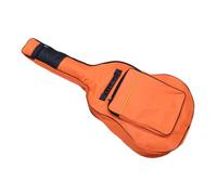 TOGEVAL Housse De Guitare Acoustique Oxford Étanche avec Double Sangle à Pratique Orange
