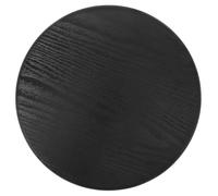 TOGEVAL Housse de Siège de Tabouret Rond en Bois Foncé Mat Assise de Remplacement Lisse et Résistante Accessoire pour Tabouret de Bar Fournitures pour Chaise de Cantine Kit Pratique