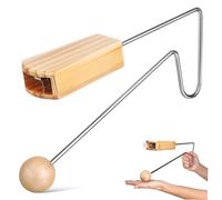 TOGEVAL Instrument de Percussion Vibraslap Bois Au Distinctif Facile à Jouer pour Musiciens Débutants et