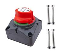 TOGEVAL Interrupteur Batterie Isolateur Étanche avec Cosse Cuivre Coupe Circuit pour Rv Voiture Yacht et Utv Déconnexion Rapide et Sécurisée