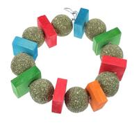 TOGEVAL Jouet à mâcher drôle de Lapins Jouets de Lapin Accessoires de Lapin Jouets pour Hamsters Rabbit Toys Jouets Mordant Le Hamster Accessoires pour cochons d'Inde Chinchilla en Bois