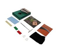 TOGEVAL Kalimba Portable Notes Vert Rétro pour Débutants Piano à Pouce avec Sac de Rangement Instrument Doigt Facile à Jouer