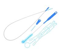 TOGEVAL Kit de Nettoyage pour Bouteille d'eau et d'hydratation, 1 Set, Plastique et Nylon, Support de séchage, Brosse pour buse, Nettoyeur de Tuyau Flexible, pour randonnée et Voyage