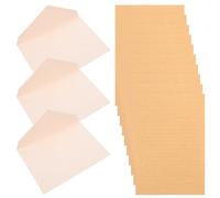 TOGEVAL Kit D'enveloppe et Papier à Lettres Vierge en Papier Lisse et Léger Design Élégant pour Laisser des Messages et Invitations