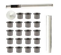 TOGEVAL Kit D'œillets Métalliques en Fer avec Pince Robuste et Outils D'installation pour Bricolage, Adapté aux Paquet et Autres Articles en Atelier ou Usage DIY
