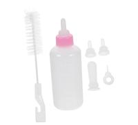 TOGEVAL Kitten Milk Bottle Set Silicone Nursing Bottles for Small Pets Puppy Lamb Feeding Tool Portable Safe and