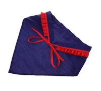 TOGEVAL Lace Trim Headscarf for Women Chefs Adjustable Hair Bandana for Cooking and Baking with Lace