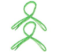 TOGEVAL Lacets Cirés de Hockey Vert Gel et Résistants Lacets de Remplacement Durables pour Patins Ski et Chaussures de Sport