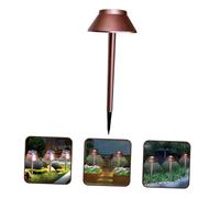 TOGEVAL Lampe Solaire Pelouse Extérieure Étanche avec Piquet Éclairage Jardin Décoratif pour Patio et Cour Sans Câble Installation Facile