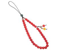 TOGEVAL Lanière Téléphone Portable Agate Naturelle Bracelet Court Perlé Charm Téléphone Résistant et Décoratif pour Femme