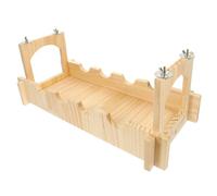 TOGEVAL lit de Hamster Lit pour Hamster Abri pour Hamsters Abri pour écureuils Lit pour écureuils Chien piège à Rat Cochon d'Inde Cage pour Petit Animal cachette pour Petit Animal en Bois