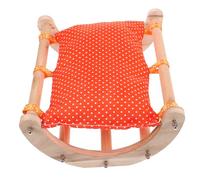 TOGEVAL Lit Surélevé pour Hamster Support en Bois Berceau pour Animaux De Compagnie Matelas De Couchage Confortable Berceau Robuste Et Pratique pour Reptiles