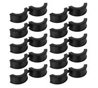 TOGEVAL Lot de 10 Cales de Guidon en Caoutchouc Antidérapantes 222-318 MM Kit D’Adaptateurs Polyvalent pour Potence Vélo Joints Amortisseurs de Vibrations pour Fixation Sécurisée en