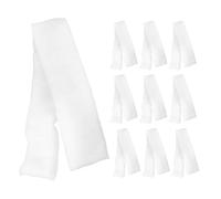 TOGEVAL Lot de 10 Éponges Filtrantes Blanches pour Aquarium Mousse Filtrante Haute Densité Épaisseur 3 CM Matériau Filtrant pour Filtre D’Aquarium Bassin et Fontaine 12 CM X 1 M