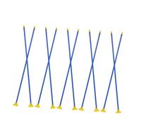TOGEVAL Lot de 10 Flèches D'entraînement à Ventouse Bleu pour Garçon et Filles, de Tir à l'arc Sécurisé et Ludique, pour Jeux D'extérieur et Initiation au Tir Sportif