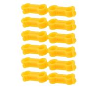 TOGEVAL Lot de 12 Correcteurs de Pattes pour Perroquet en Matériau Respectueux des Oiseaux, Attelles pour Alignement des Orteils en Dedans, Accessoires pour Perruches et Aviaire