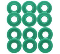 TOGEVAL Lot de 12 Joints D’Étanchéité en Silicone Vert pour Bouchons à Bascule Bagues de Rechange Universelles pour Bouteilles en Verre Haute Résistance Anti-Fuite pour Bière et