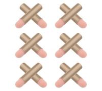 TOGEVAL Lot de 12 Pinceaux de Maquillage Mini Format Voyage Multi-Usages pour Fards à Paupières Anticernes et Lèvres Poils Doux Pinceaux Portables Légers pour Application Précise et