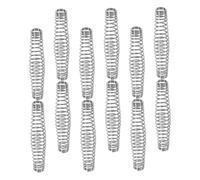 TOGEVAL Lot de 12 Ressorts de Rechange pour Sécateurs de Jardinage Précision, Acier Inoxydable Argenté, Ressorts pour Taille, Élagage et Éclaircissage, Usage Jardin Extérieur, Coupe Nette