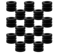 TOGEVAL Lot de 16 Rondelles de Rechange en Plastique Robuste pour Foot Joints de Pare-Chocs Universels 14 M Accessoires de Pièces de Foot pour Remplacement Solide et Précis