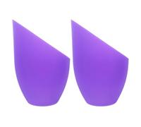 TOGEVAL Lot de 2 Abat-jour Inclinés en Plastique de Fer à Cheval, Diamètre 42 Mm, Couleur Violet, Cache-lumière pour Appliques Murales et Lampes de Table, Décoratif pour Éclairage