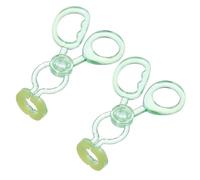 TOGEVAL Lot de 2 Applicateurs de Lentilles Invisibles Petits et Réutilisables, Outils D’aide Port de Lentilles de Couleur, Accessoires Pratiques pour Usage Domestique et Voyages,
