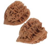 TOGEVAL Lot de 2 Balles de Massage Mains en Noix Sauvage 45 Mm Compactes et Légères Rouleau de Massage Circulation Sanguine Bien-être Détente Usage Quotidien