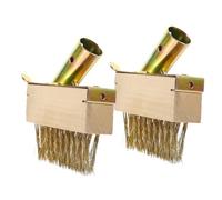 TOGEVAL Lot De 2 Brosses De Désherbage en Fil d'acier pour Enlever Fissures Et Joints Outil De Désherbage Manuel pour Chemins De Jardinage en