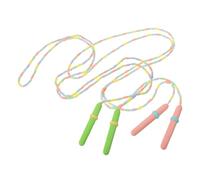 TOGEVAL Lot de 2 Cordes à Sauter pour Garçon et Filles Corde à Sauter Perlée Réglable en Longueur Légère et Colorée Équipement D’Éducation Physique et Sport Extérieur pour Débutants