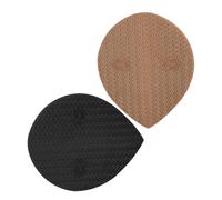 TOGEVAL Lot De 2 Coussinets Talon Semelles Antidérapantes Pu Moyen, Protection Talon Chaussures Sport Et Ville, Renforcements Adhésifs Confortables Pour Baskets Et Bottes, Usage Polyvalent Adulte