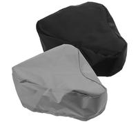 TOGEVAL Lot de 2 Housses de Selle de Vélo Imperméables en Tissu Oxford 210D Protection Anti-Poussière et Pluie avec Cordon de Serrage Ajustable Taille 24X27 CM Compatible Vélos