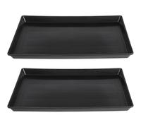 TOGEVAL Lot de 2 Plateaux pour Cage D’Animaux 44x29x3 Cm, Bac à Déjections Étanche et Facile à Nettoyer, Support Solide pour Oiseaux, Petits Chiens, Lapins et Chats, Fond de Cage Pratique