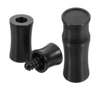 TOGEVAL Lot de 2 Protège-Joints Filetés pour Queue de Billard Capuchons en Caoutchouc Antichoc Noirs 6 X 22 X 22 CM Protection Solide pour Queues de Snooker et Billard Accessoires