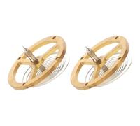 TOGEVAL Lot de 2 Ressorts de Balancier Mécaniques Couleur Or pour Réparation D'horloges Anciennes, Pièces de Rechange Précises Compatibles, Accessoires Solide pour Mécanismes D'horlogerie