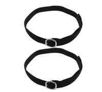 TOGEVAL Lot de 2 Sangles D’Éperons Réglables en Polyester Stable Ceintures D’Équitation Western pour Bottes de Cowboy Protection Peau Cheval Anti-Irritation Équipement Polyvalent pour