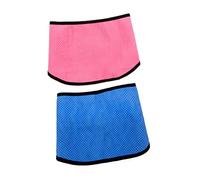 TOGEVAL Lot De 2 Serviettes Rafraîchissantes pour Chien Écharpe Rafraîchissante pour Animaux De Compagnie Écharpe Glacée pour Chiens Besoin d'eau par Temps Chaud