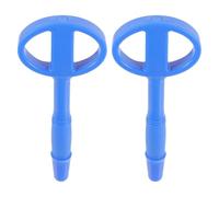 TOGEVAL Lot de 2 Stylos de Sécurité en Caoutchouc Souple Bleu Anti-ingestion, Stylo Signature Flexible Multifonction pour Établissements Scolaires et Prisons, Outil D’écriture