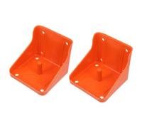 TOGEVAL Lot de 2 Supports D’Alimentation en PE pour Moutons Boîtes à Briques de Sel Épaisses Petite Taille Antidérapantes Mangeoires Stables pour Bétail Intérieur et Extérieur