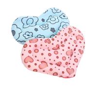 TOGEVAL Lot de 2 Tapis Chauffants Carrés pour Hamster Écureuil et Cochon d'Inde Douillets et Confortables Couverture d'hiver en Peluche pour Animaux de Compagnie