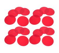 TOGEVAL Lot de 20 Films Adhésifs Rouge 10 Cm pour Éclairage D'ambiance, Filtres Gélatine Correcteurs de Couleur Pet Auto-adhésifs, Décorations DIY pour Studio, Photo et Fête